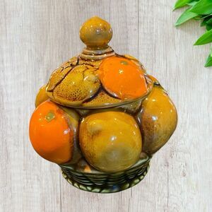 Vintage Inarco Japan Orange Spice Canister 5”